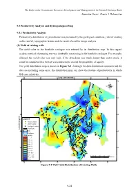 9.5 Productivity Analysis and Hydrogeological Map 9.5.1