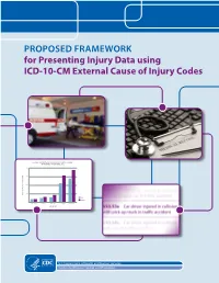 For Presenting Injury Data Using ICD-10-CM External Cause of Injury Codes