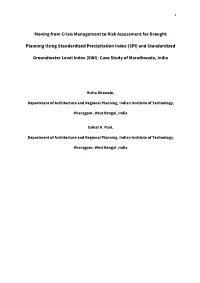 Moving from Crisis Management to Risk Assessment for Drought