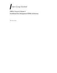 Open Group Standard