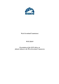 Presentation of the ICES Advice on Atlantic Salmon to the West Greenland Commission