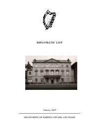 Diplomatic List