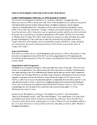 Guide to the Bookplate Collections at the Grolier Club Library Grolier