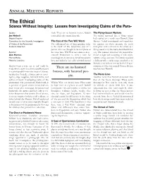 Science Without Integrity: Lessons from Investing Claims of The