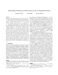Multi-Budgeted Matchings and Matroid Intersection Via Dependent Rounding