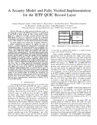 QUIC Record Layer