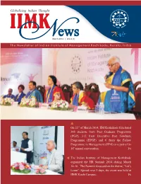 Iimk News March Issue 8(1) FINAL 6 May 14.Pmd