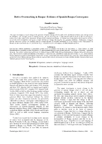 Dative Overmarking in Basque: Evidence of Spanish-Basque Convergence