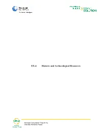 EX.4: Historic and Archaeological Resources