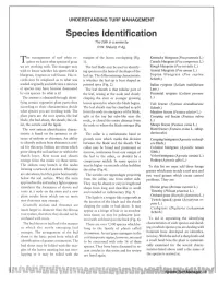 Species Identification the 20Th in a Series by R