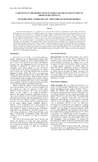 Variation in the Resistance of Some Faba Bean Genotypes to Orobanche Crenata