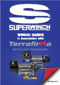 WINCH GUIDE in Association With