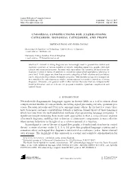 Relations: Categories, Monoidal Categories, and Props