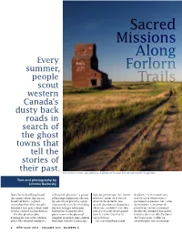 Sacred Missions Along Forlorn Trails