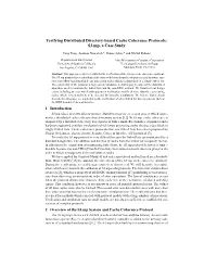 Verifying Distributed Directory-Based Cache Coherence Protocols: S3.Mp, a Case Study