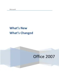 What's New What's Changed