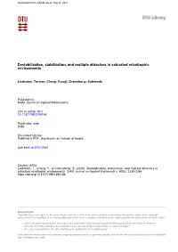 Destabilization, Stabilization, and Multiple Attractors in Saturated Mixotrophic Environments