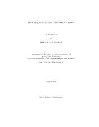 Loop Spaces in Motivic Homotopy Theory A