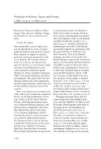 Polynesia in Review: Issues and Events, 1 July 2004 to 30 June 2005