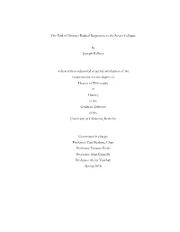 Radical Responses to the Soviet Collapse by Joseph Kellner A
