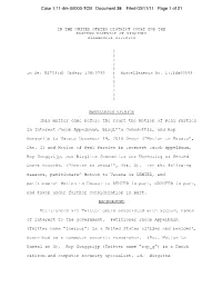 This Matter Came Before the Court the Motion of Real Parties in Interest Jacob Appelbaum, Birgitta Jonsdottir, and Rop Gonggrijp