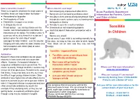 Tonsillitis in Children