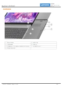 Ideapad 3 15ADA05 Reference