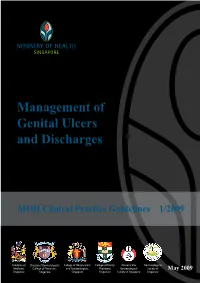 Management of Genital Ulcers and Discharges
