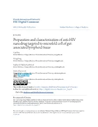 Preparation and Characterization of Anti-HIV Nanodrug Targeted To
