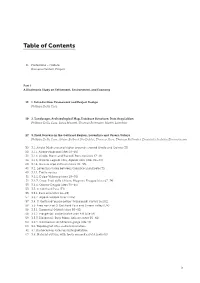 Table of Contents