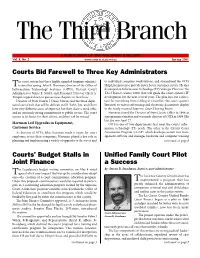 The Third Branch, Spring 2001