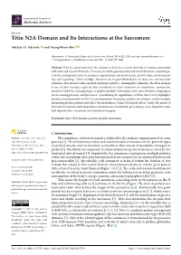Titin N2A Domain and Its Interactions at the Sarcomere