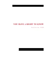 You Have a Right to Know
