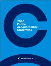 2020 Public Accountability Statement Contents