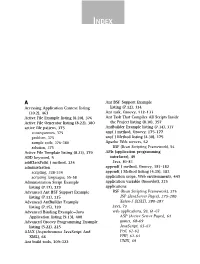 Accessing Application Context Listing