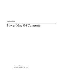 Power Mac G4 Computer