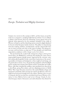Turbulent and Mighty Continent