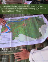 Data Collection in Nam Sabi and Training in Htamanthi, Sagaing Region, Myanmar