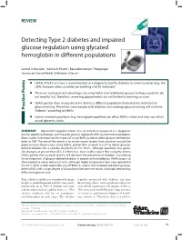 Detecting Type 2 Diabetes and Impaired Glucose Regulation Using Glycated Hemoglobin in Different Populations