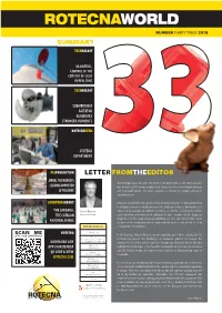 Rotecnaworld Number Thirty Trhee 2018 Summary Technology