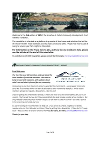 The 3Rd Edition of 3V1C, the Arrochar & Tarbet Community Development
