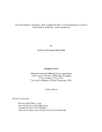 The Divergent Archive and Androcentric Counterpublics: Public Rhetorics, Memory, and Archives