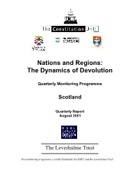 The Dynamics of Devolution