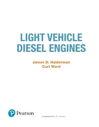Light Vehicle Diesel Engines / James D