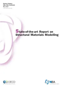 State-Of-The-Art Report on Structural Materials Modelling