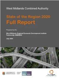 State of the Region 2020 Full Report