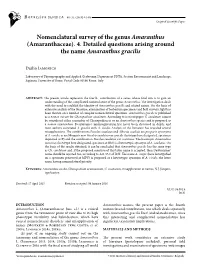 (Amaranthaceae). 4