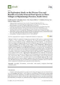 An Exploratory Study on the Diverse Uses and Benefits of Locally
