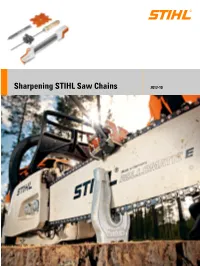 English: Sharpening STIHL Saw Chains