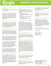 Frequently Asked Questions